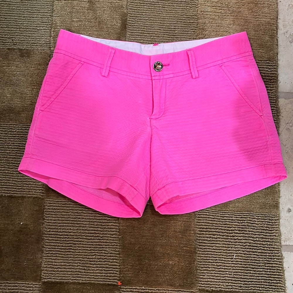 Hot pink size 2 Lilly Pulitzer Callahan Short